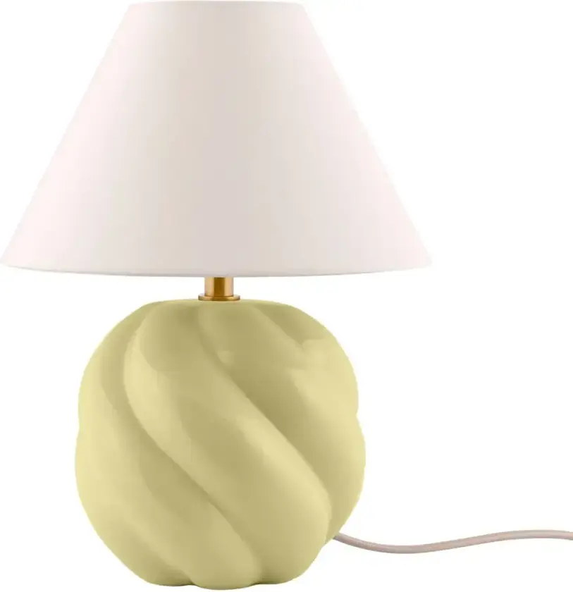 Dahlia bordlampe Butter yellow