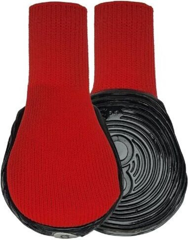 Athleticaz hundesko, Rød/Svart (2-pack) (2XS)