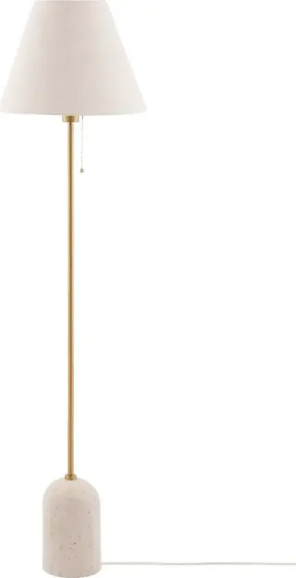 Gino gulvlampe Beige travertin