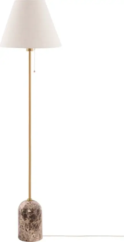 Gino gulvlampe Brun marmor