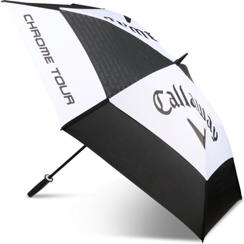 Bilde av Tour Authentic Double Canopy Paraply 68" Svart/hvit