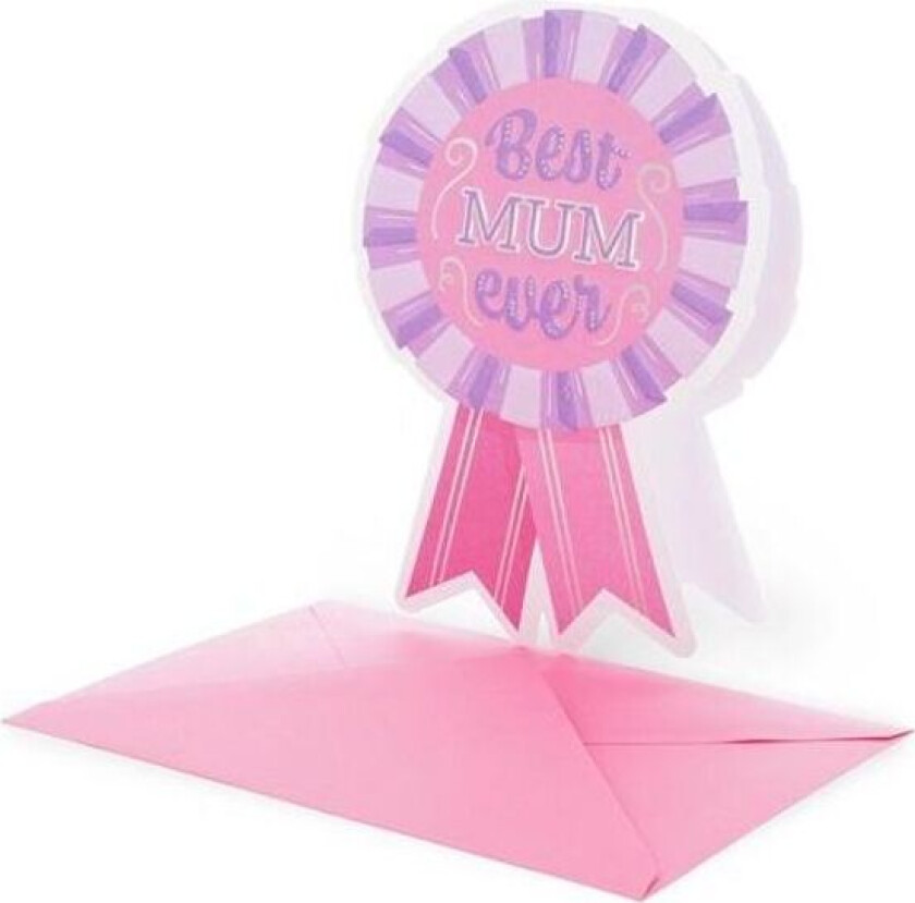 Verdens Beste Mamma – Gratulasjonskort