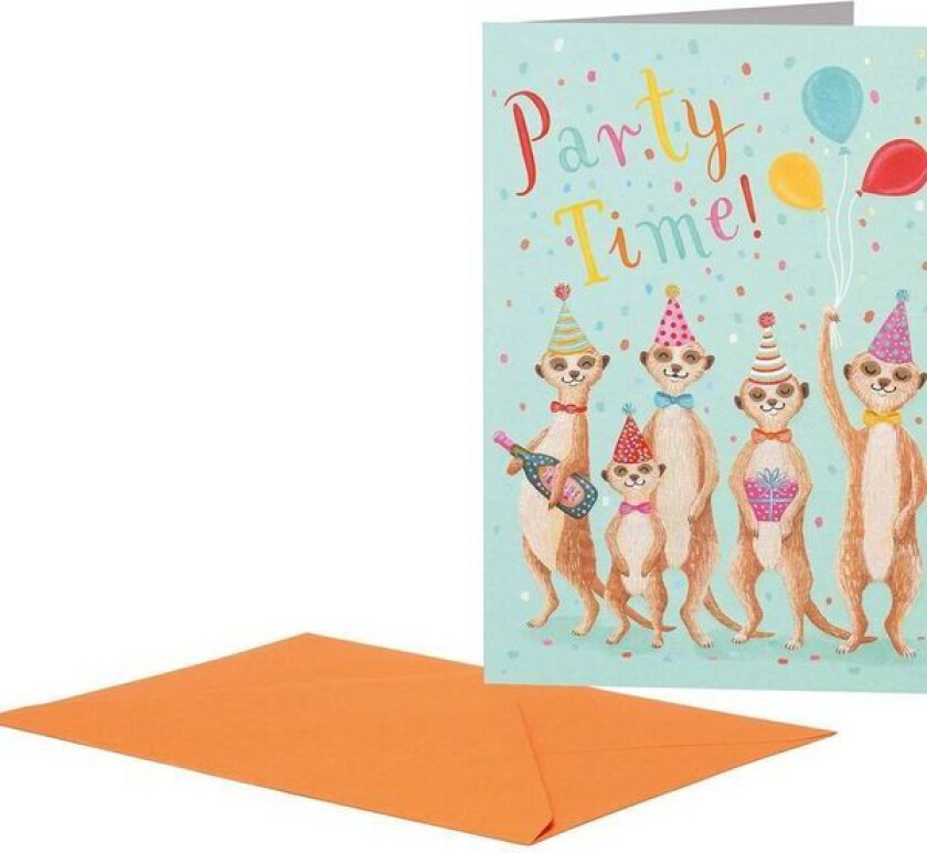 Party Time – Gratulasjonskort