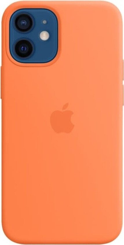 Apple - Baksidedeksel for mobiltelefon - med MagSafe - silikon - kumquat - for iPhone 12 mini