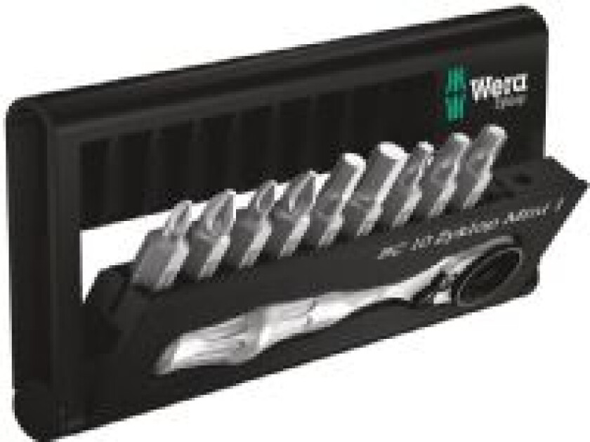 05073645001, 9 stykker, Hex (metrisk), Philips, Pozidriv, Torx, PH 1, PH 2, PZ 1, PZ 2, TX15, TX20, TX25, 4,5 mm