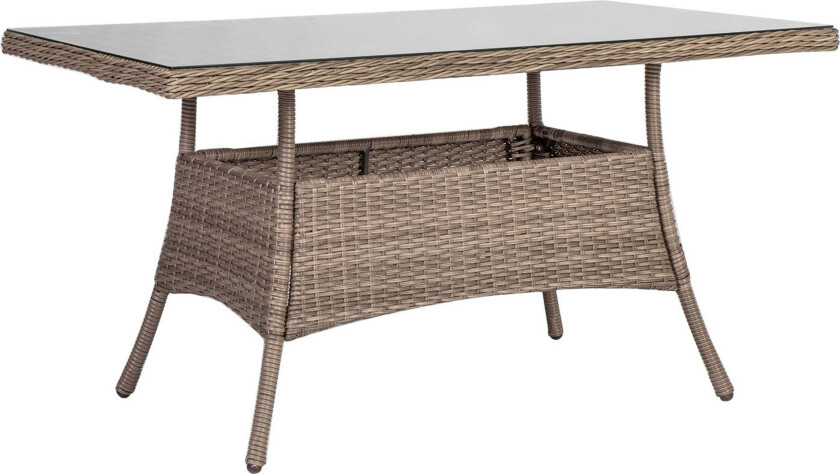 Bord TOSCANA 140x80xH73cm gråbeige