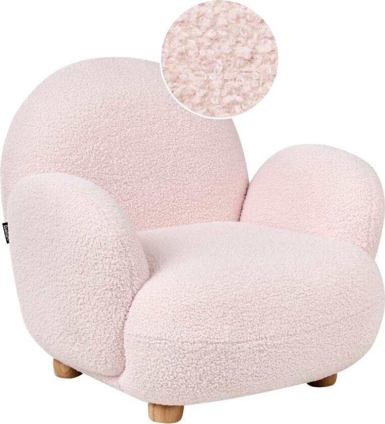 Barnestol Hem - Rosa, lyst tre