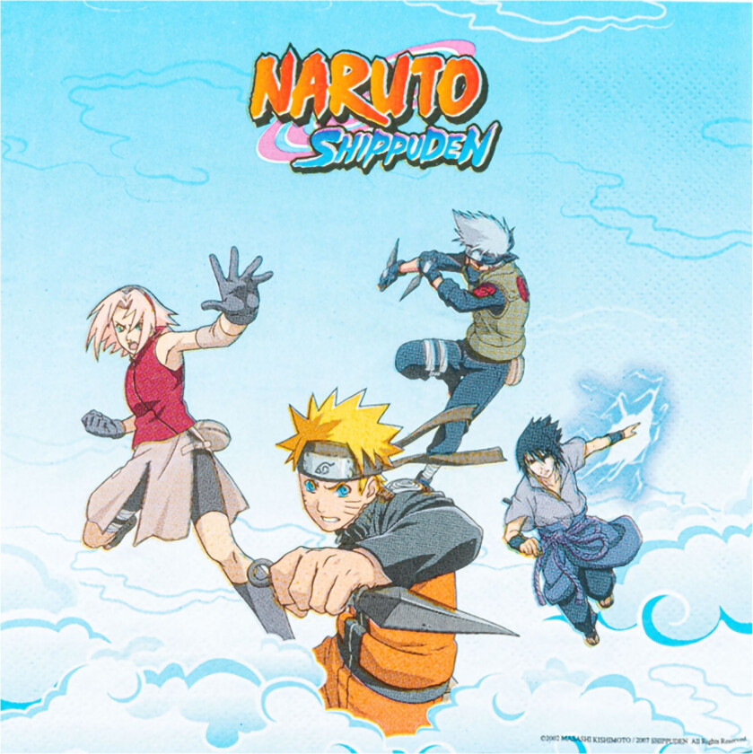 Servietter Naruto Shippuden - 20-pakning