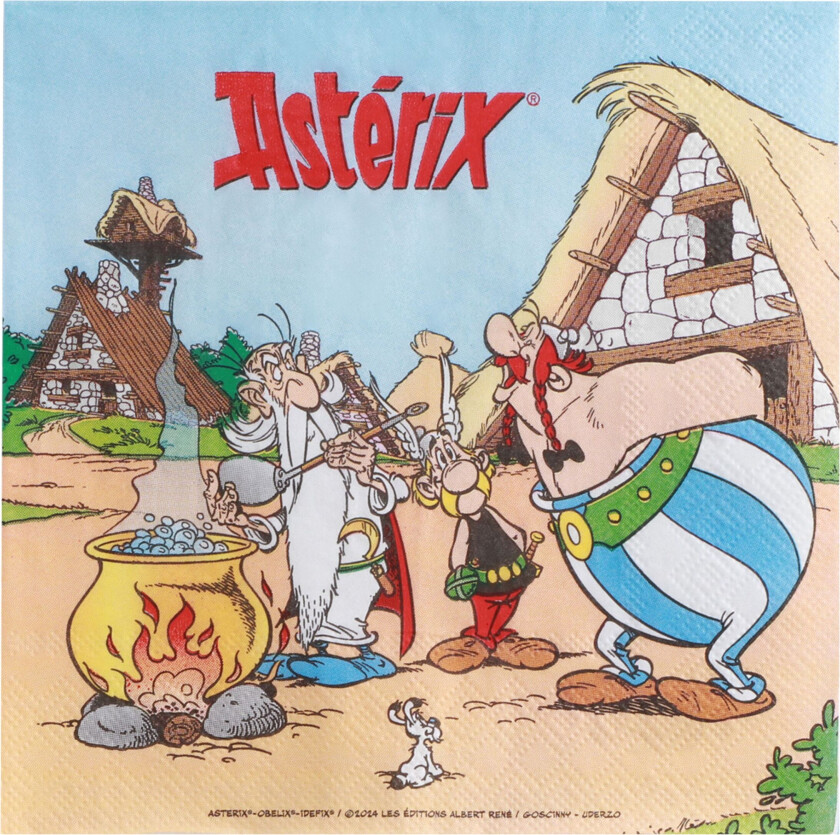Servietter Asterix - 20-pakning