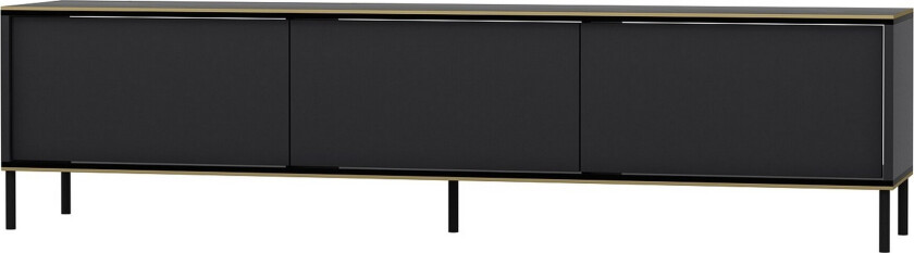Imaj TV-benk 180x35 cm Svart - Hanah Home