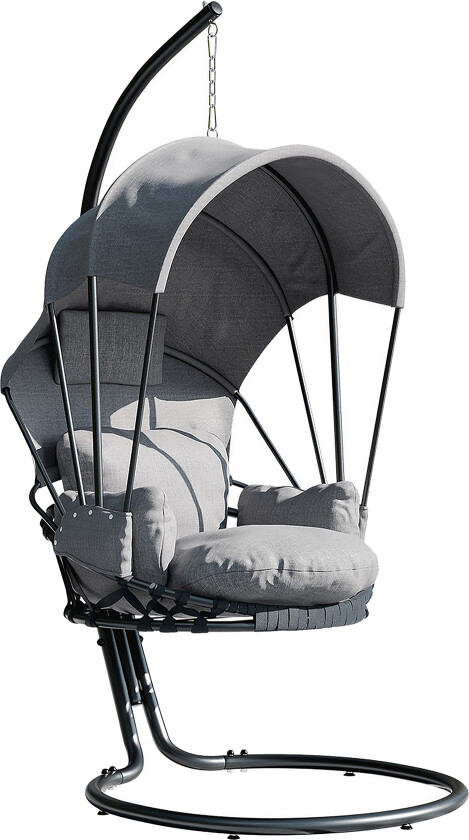 Hengestol Utendørs med stativ og tak – Hengestol – Hengestol - Svart