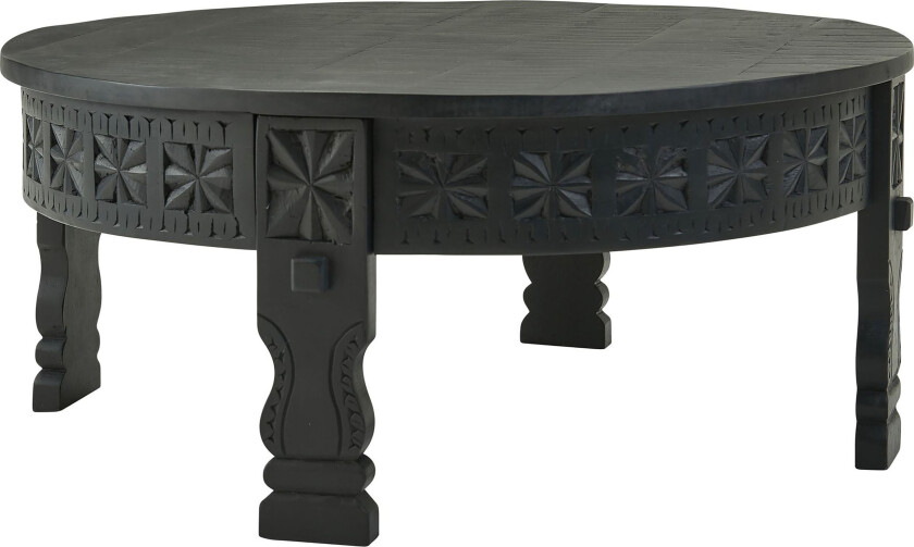 Willowdale Sofabord 80 cm Rundt - Svart