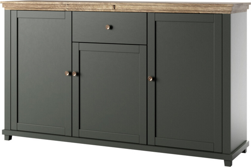 Ivreri Sideboard 42x160 cm - Khaki/Natur