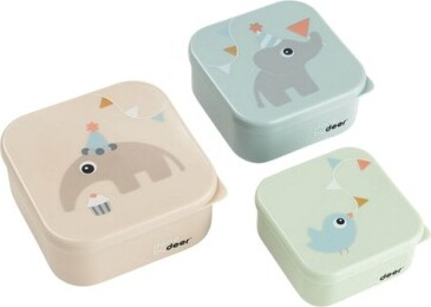 Snackboks Sett 3 Stk