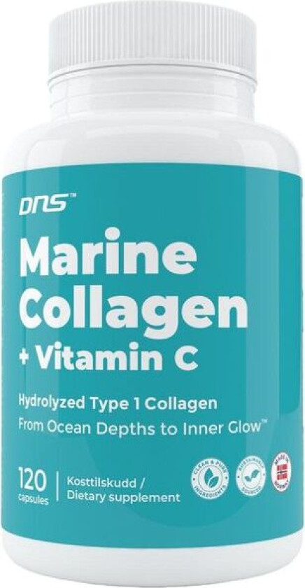 Marine Collagen + Vitamin-C - 120 kapsler