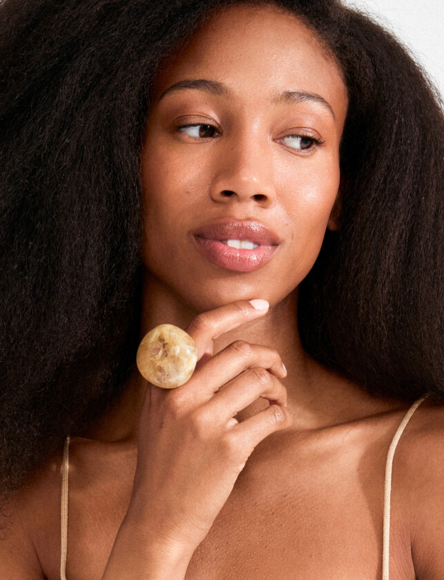 Aase Ring Gold-Plated - Gold - ONE SIZE