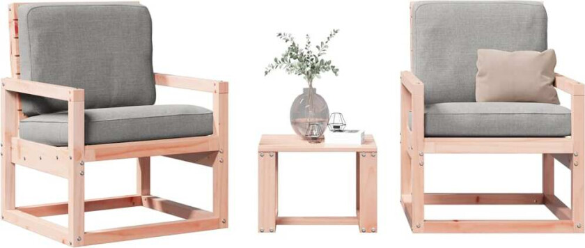 Utendørs spisestue 3 deler heltre douglasgran