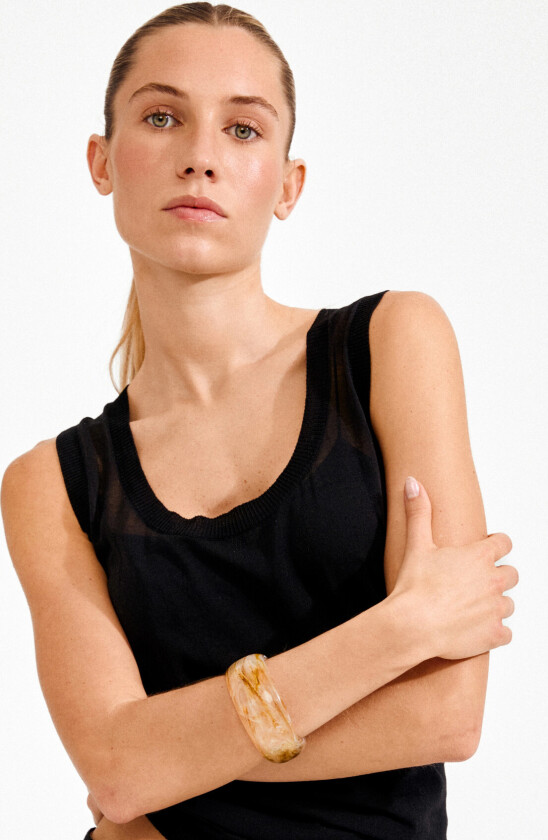 Aase Bracelet Creamy - Cream - ONE SIZE