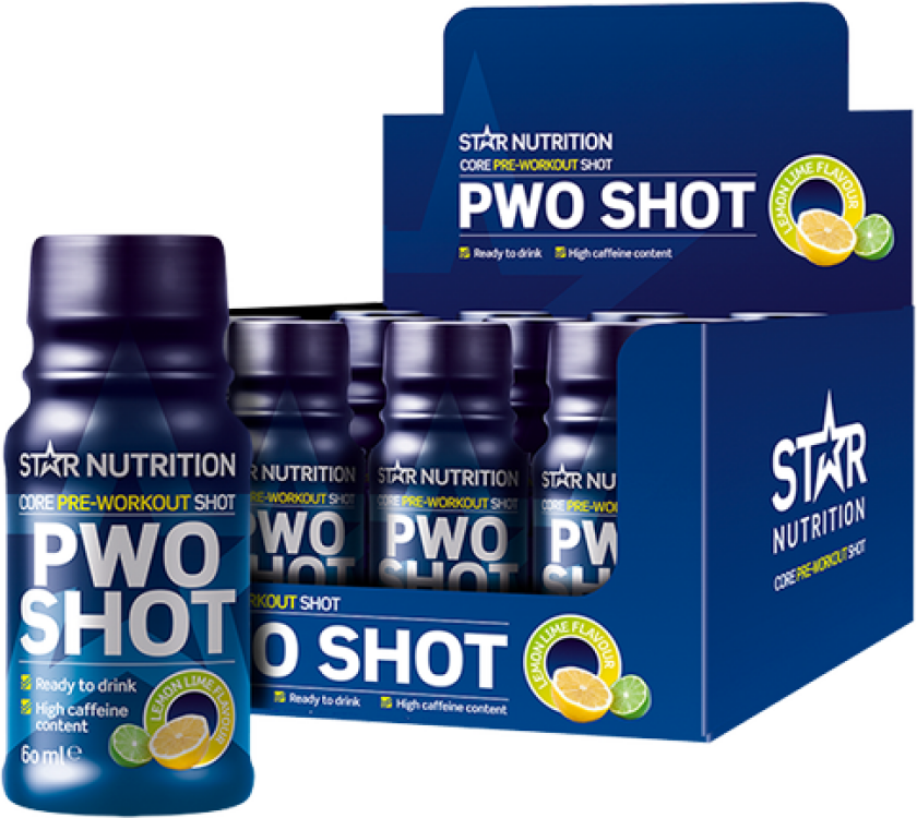 12 x Star Nutrition PWO Shot, 60 ml