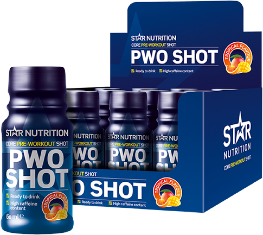 12 x Star Nutrition PWO Shot, 60 ml