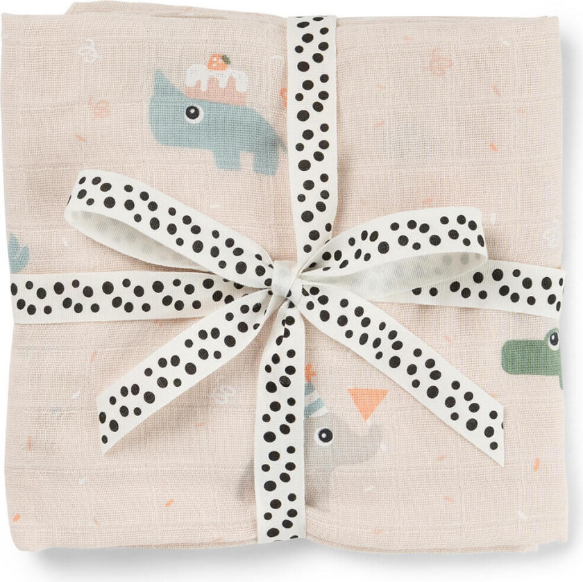 Swaddle Celebration - Powder - 120 x 120 cm