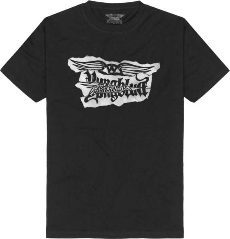 T-skjorte - x Aerosmith - S til 3XL - Herrer - svart