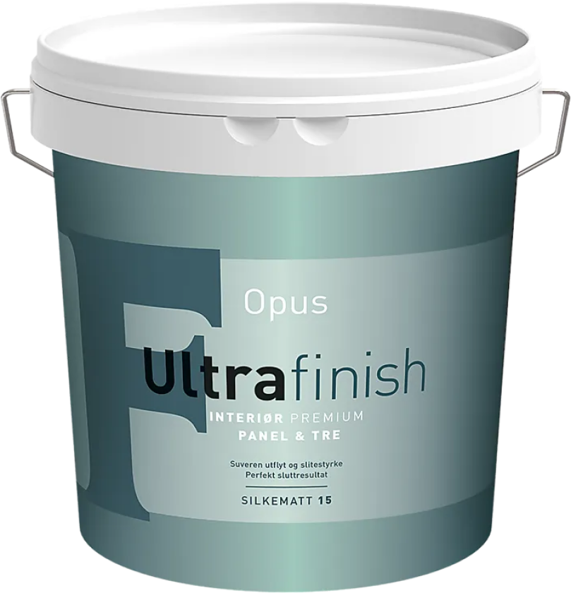 Ultrafinish 15 Silkematt Hvit 2.7L