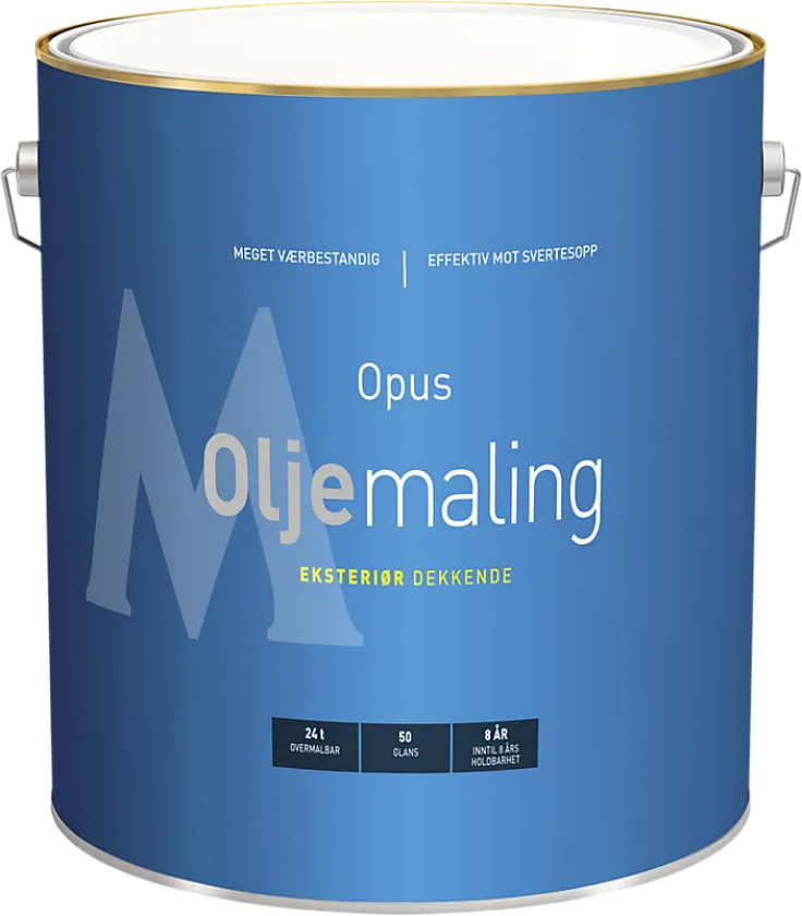 Oljemaling eksteriør oksydrød base 9 liter