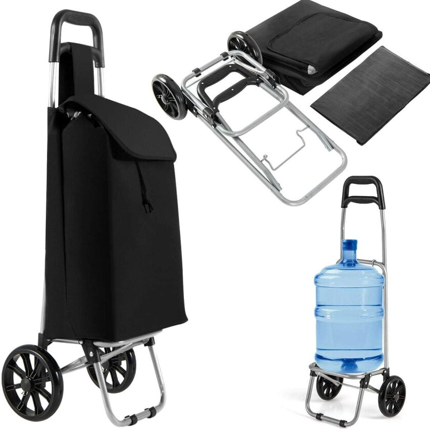 Bilde av Sammenleggbar handlevogn – 35L, vanntett, multibruk