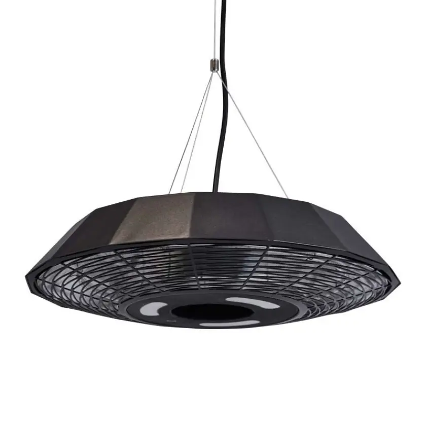 Henge Terrassevarmer UFO 2000 W, Ø45 cm, svart
- Hortus 
- Farge: Svart 
- Størrelse: x 10 cm x