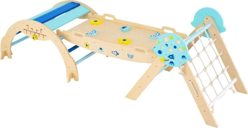 3-i-1 Montessori klatresett – Sammenleggbart klatrestativ
