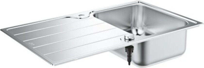 K500 kjøkkenvask, 86x50 cm, rustfritt stål