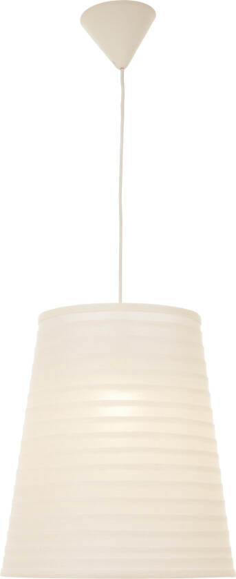 FUSSILI taklampe, hvit