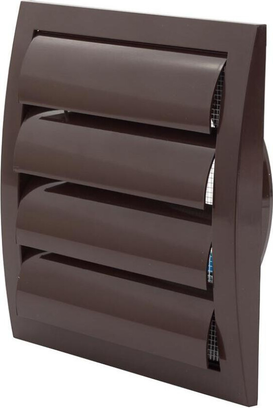 Lamellventil selvlukkende Ø125mm / 190x190mm Brun ND12ZB