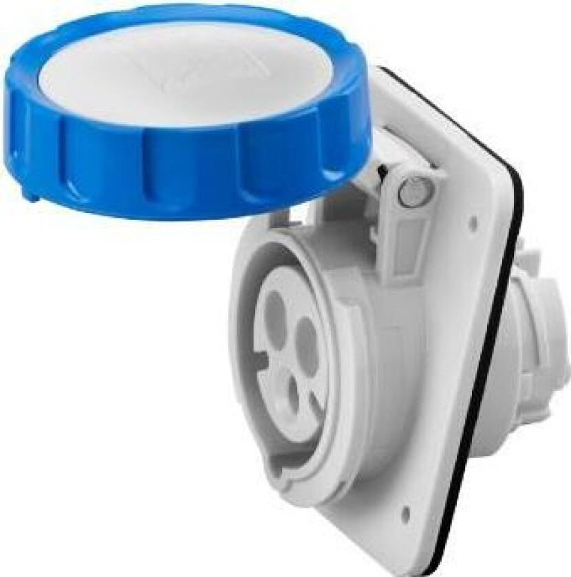 Støpsel 63A 3P+J 230V 9H IP67 for vegg GW61449