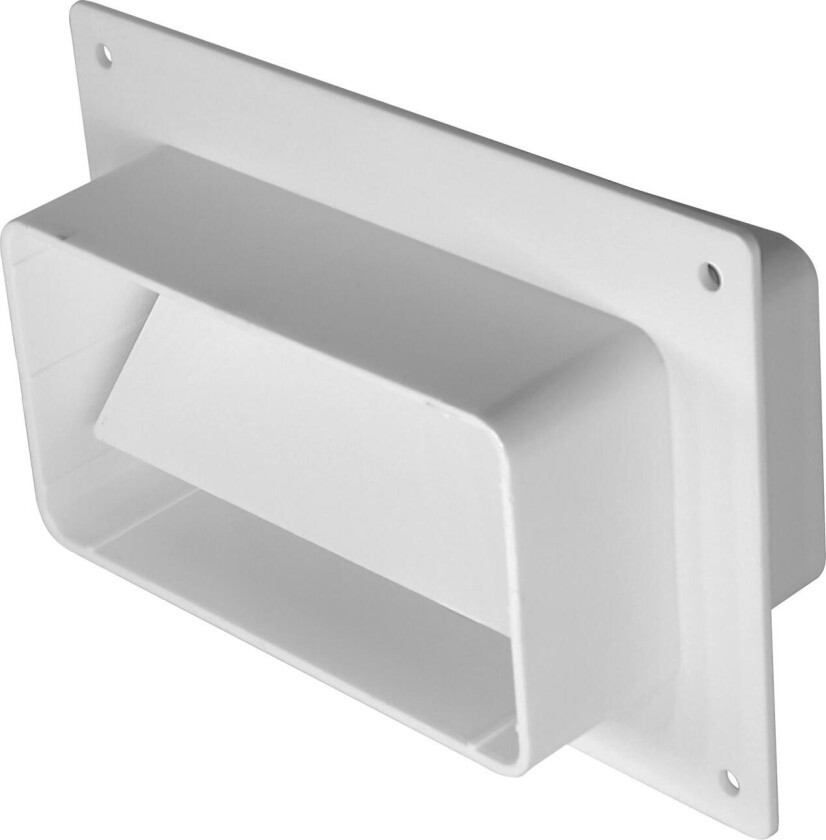Flat ventilasjonsflens 2/110x55mm m/ spjeld for ventilasjonskanal KFV