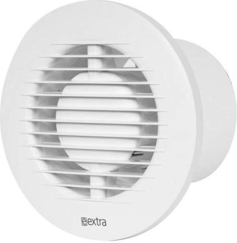 Bilde av Baderomsvifte E-EXTRA EA125HT Timer/Fuktstyring 16W 230V Hvit