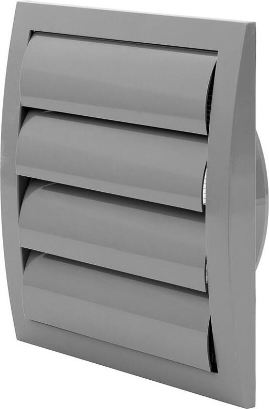 Lamellventil selvlukkende Ø125mm / 190x190mm Grå ND12ZP
