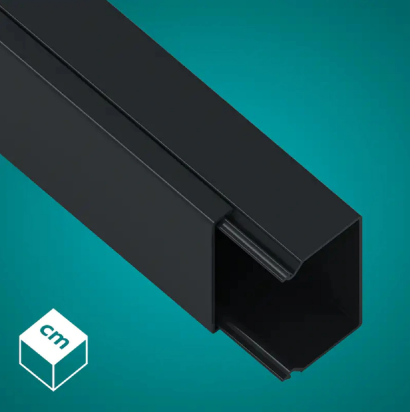 Kabelkanal 25X40 PVC Sort RAL 9005 2M