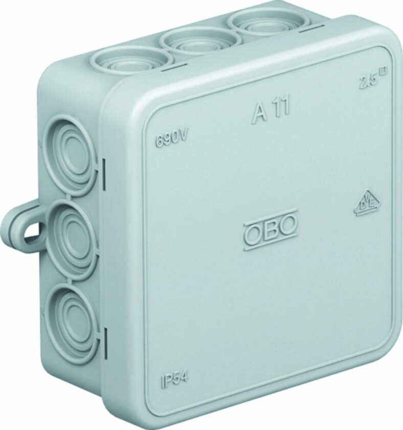 Koblingsboks A11 85x85x40mm IP55