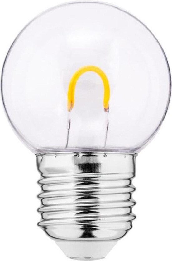 Filament LED-pære til Lysslynge E27 1W 2200K