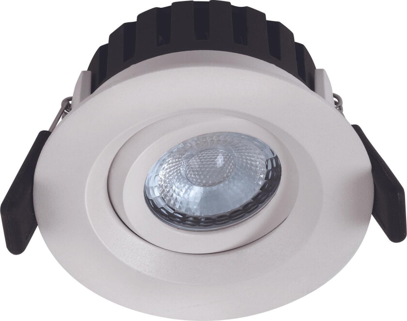 Saturn 360 6W ISOLED Antiglare Matt Hvit 2700K