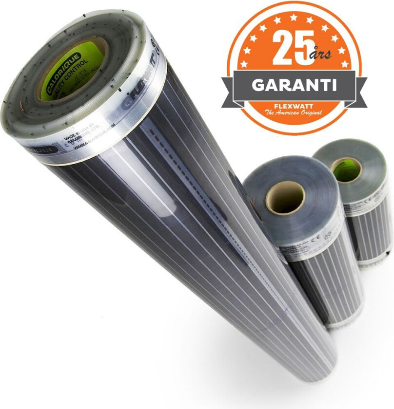 Flexwatt Varmefolie 20cm 60W/m² (Metervare)