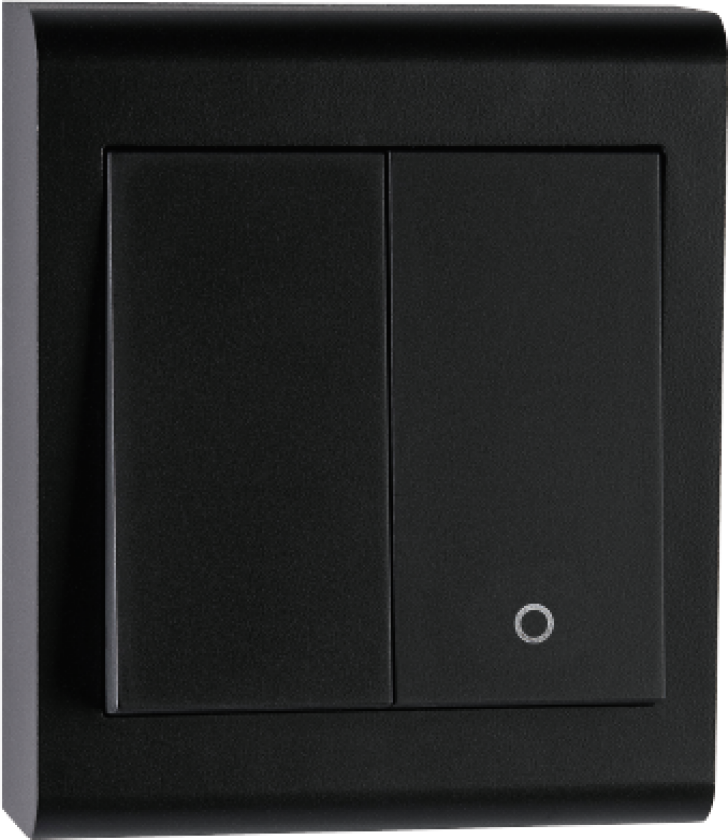 Bryter Påvegg Sort 2+1
