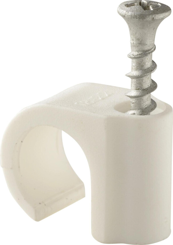 Rund clips m/skrue 18-22 (10stk)