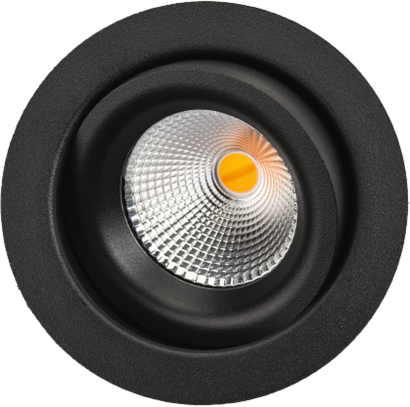 Ekstra spott til Junistar Eco IsoSafe 8pk Matt sort 6W LED DimToWarm Ra95