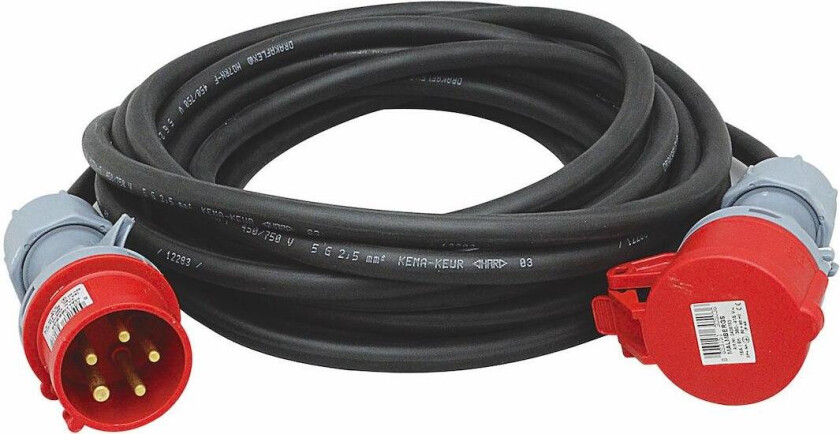 Skjøtekabel 5m 5G2,5mm² IP44