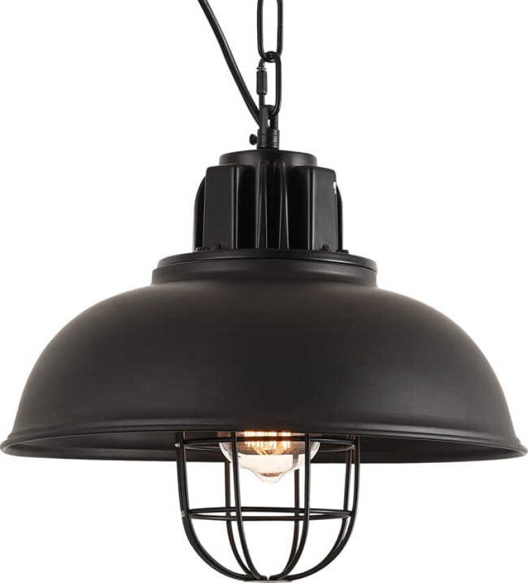 Helios Pendel E27 Sort Vintage