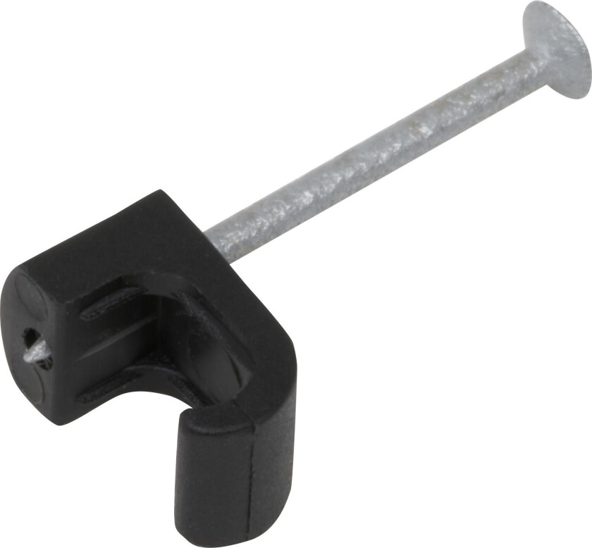 Bilde av Oval Clips m/spiker 3x5 Sort 20pk