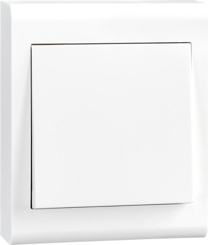 Bryter Påvegg Hvit 1-pol